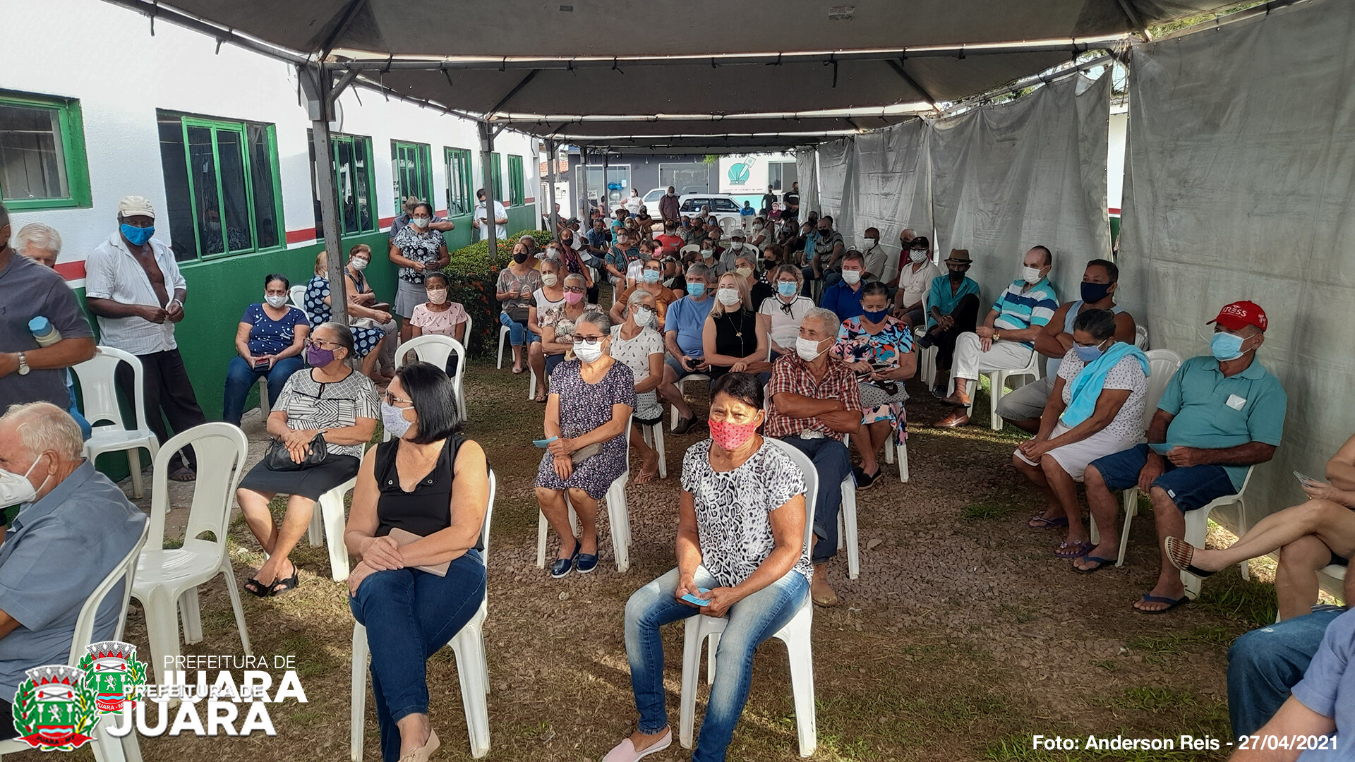 Secretaria de Saúde de Juara imuniza pessoas de 61 anos acima