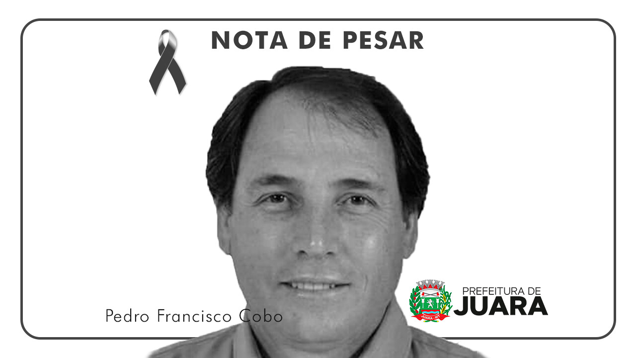 Nota de Pesar e comunicado de Luto Oficial por 3 dias